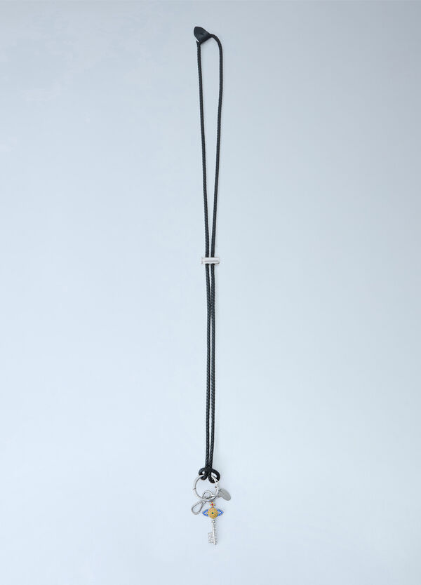 Vivienne Westwood Diamante Key Orb Keyring Silver vvw0165023
